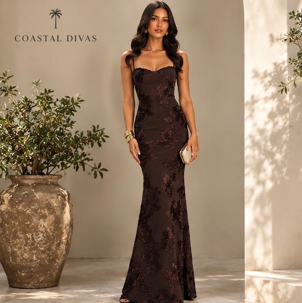 LUNA DRAPED MAXI DRESS — IVORY | Coastal Divas