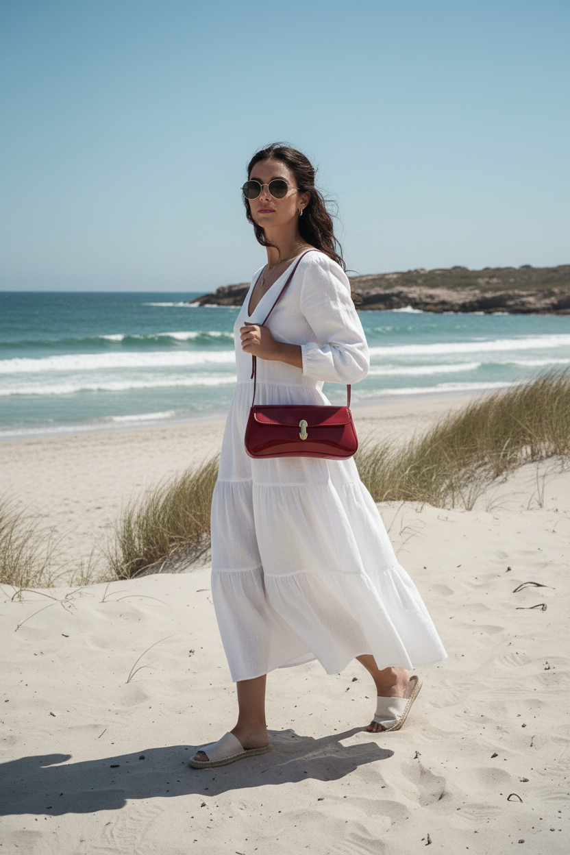Scarlet Luxe Shoulder Bag