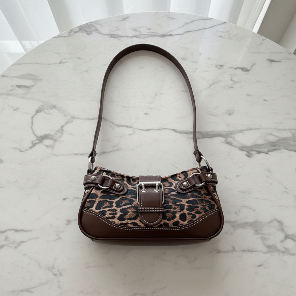 Wild Luxe Leopard Shoulder Bag