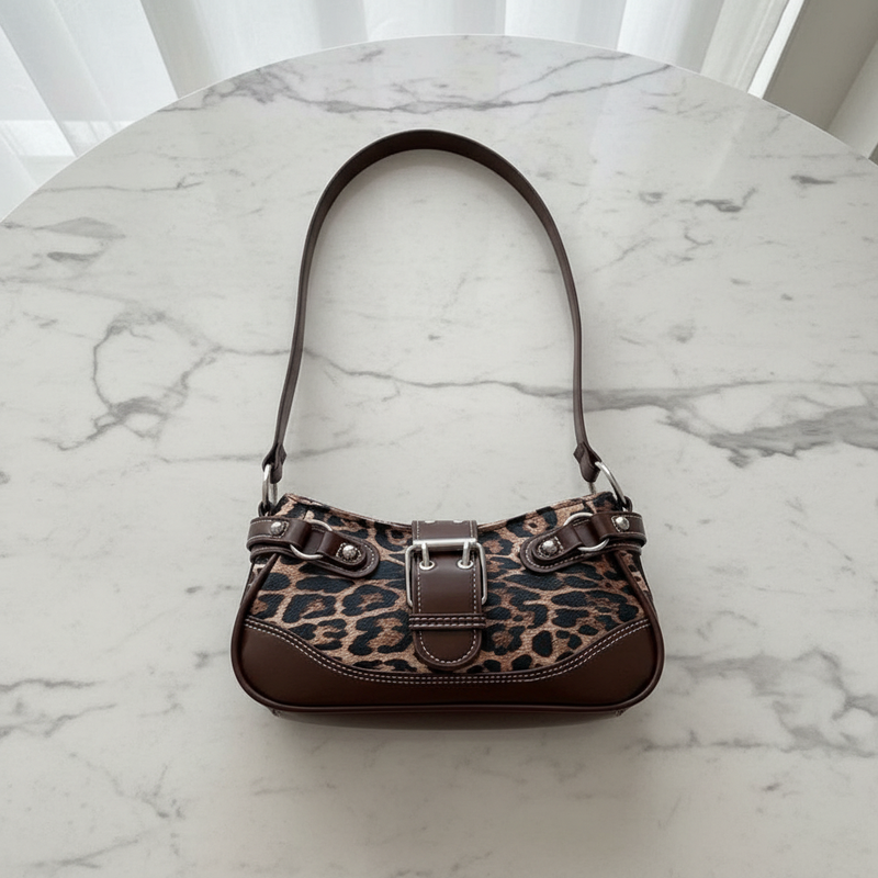 Wild Luxe Leopard Shoulder Bag