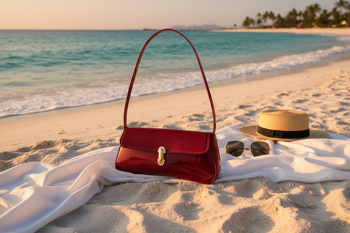 Scarlet Luxe Shoulder Bag