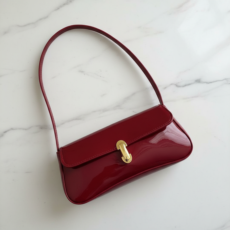 Scarlet Luxe Shoulder Bag