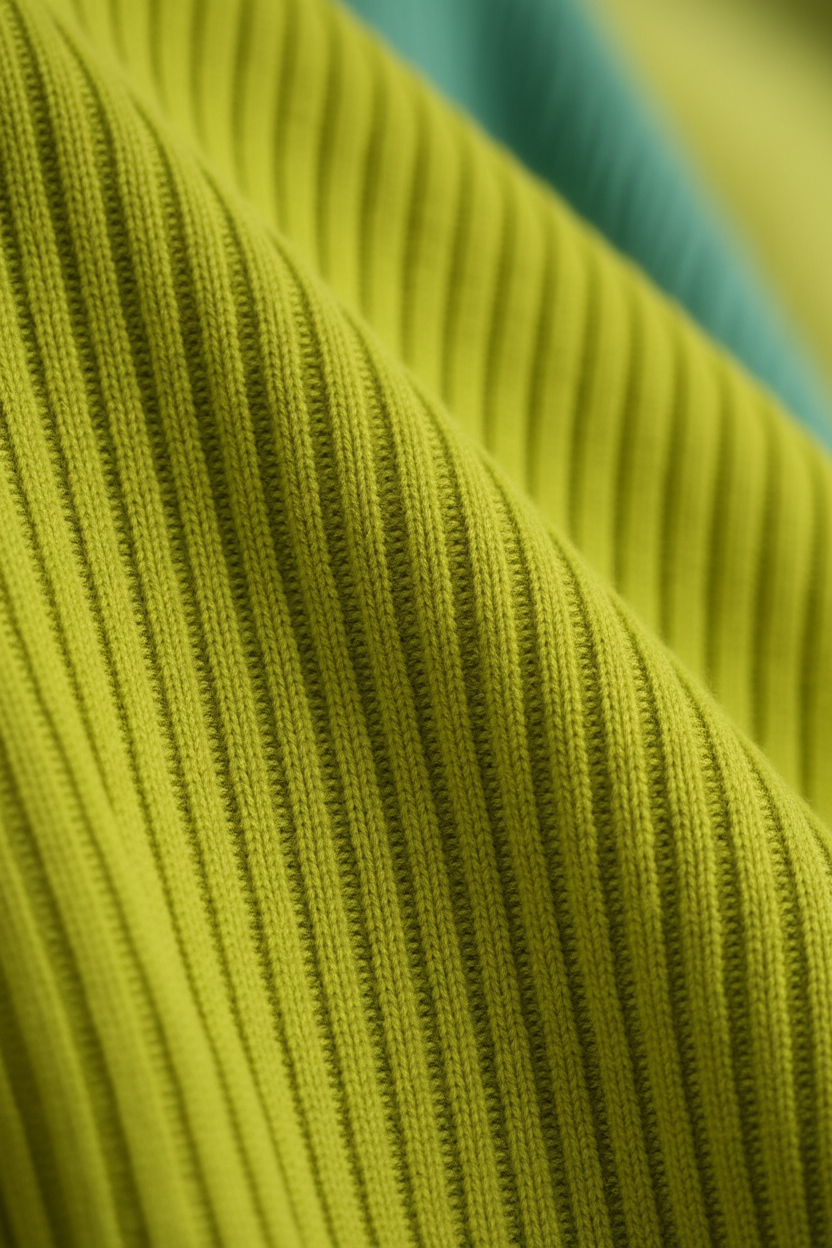 Coastal Divas Lime Green Ribbed Maxi Dress